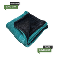 Gravix Microfiber Vehicle Cleaning Cloth – 40x40 cm | 1200 GSM (Pack of 1)